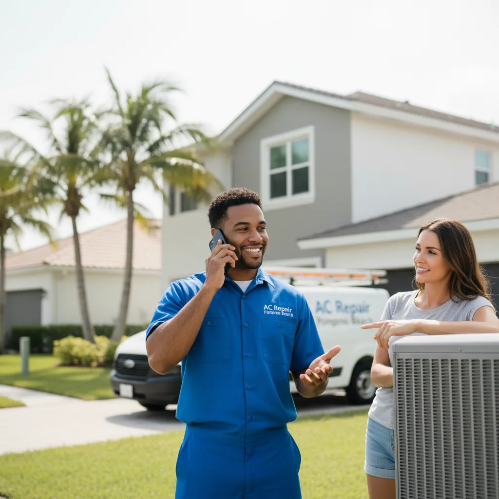 AC Repair Pompano Beach customer support in Tate